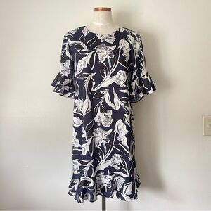 Sachin & Babi Navy Blue Flo midi dress NWT size 12